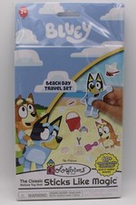 Colorforms Repositionable Stick Like Magic Scenes Bluey Beach Day Travel Day Set