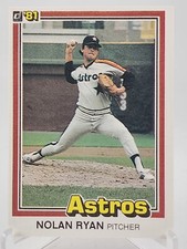 1981 Donruss #260 Nolan Ryan
