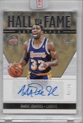 2022-23 Chronicles Hall of Fame Blue MAGIC JOHNSON auto Los