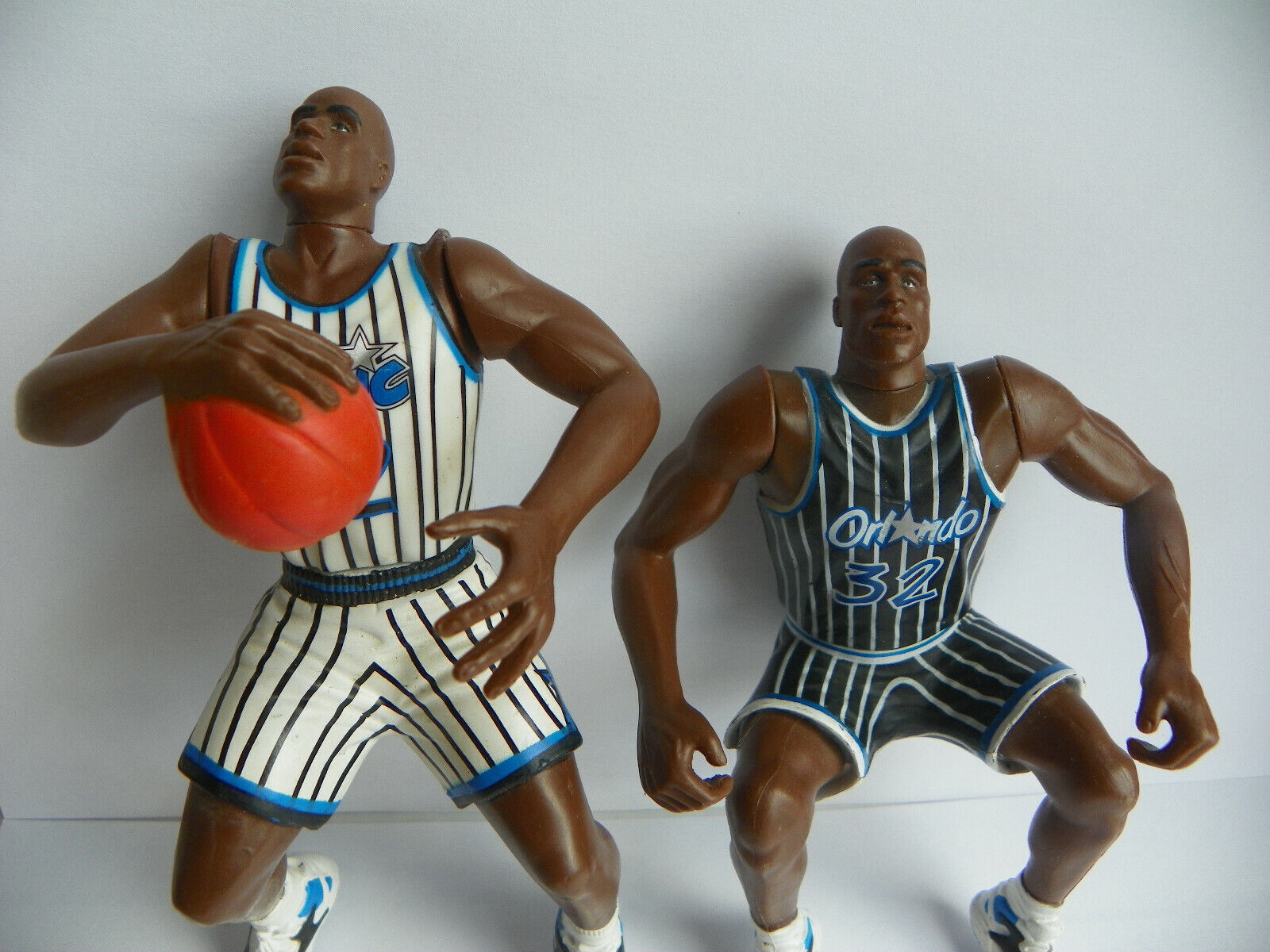 Three Vintage NBA Sports Action Figures Orlando Magic Shaq 