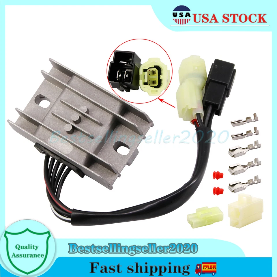 Se adapta a Arctic Cat 300 4x4 280cc 2001-2005 regulador de voltaje rectificador 230-22171 EE. UU. Foto 2 de 4