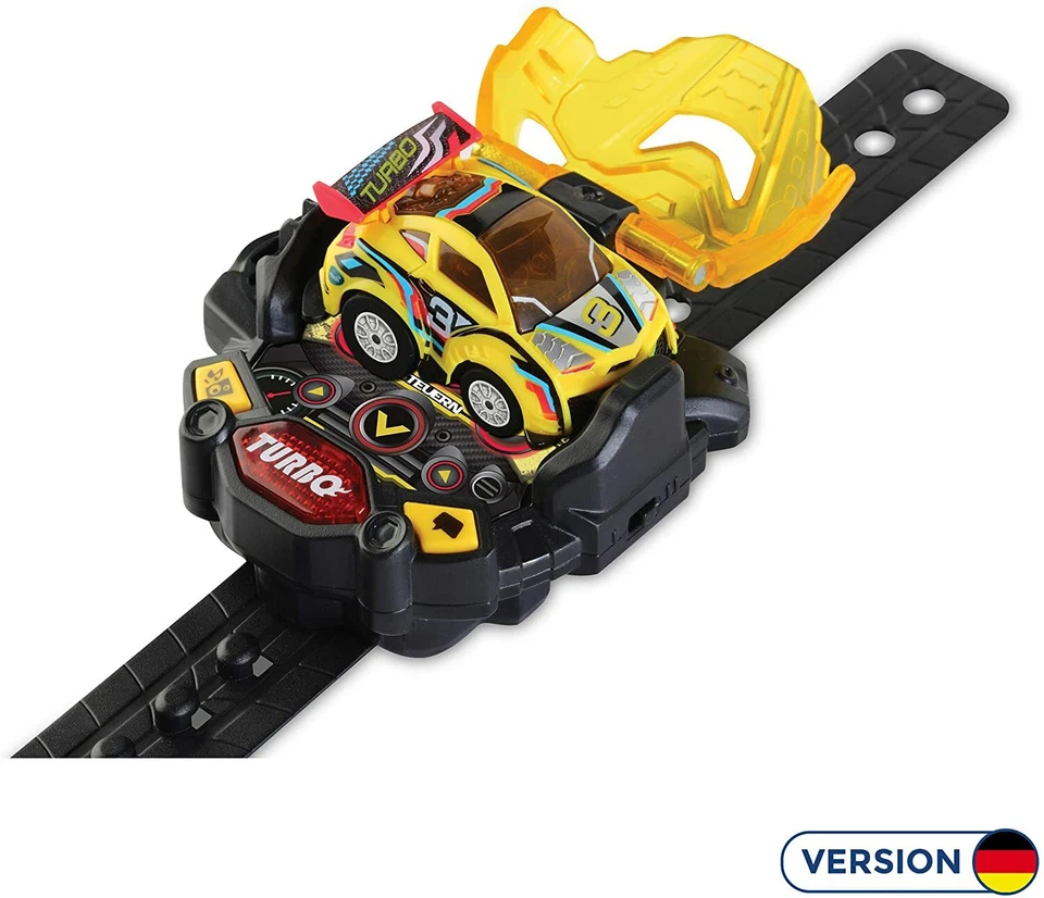 Vtech Turbo Force Racers Wristband Remote Control Yellow Car New RC Xmas Toy 4+ - Image 2 of 4
