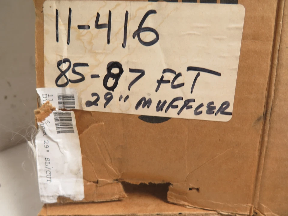 НОВЫЙ 1985-87 Santee Chrome Slash Cut Hi Flow Tour Glide FLT Глушитель Выхлопная труба - Изображение 4 из 4