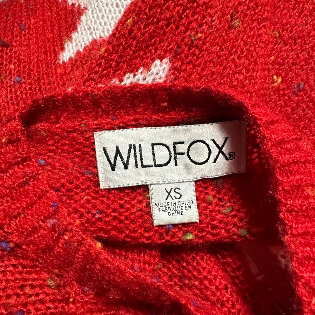 Wildfox Seeing Stars Lennon Distressed Sweater XS UK