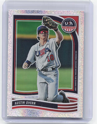2024 Panini Stars & Stripes #173 Austin Overn Sparkle
