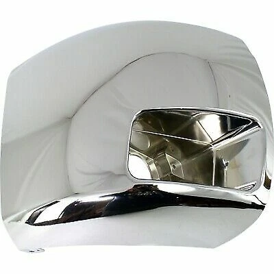 New Front Chrome Bumper End Cap Set For 2007-2010 Chevrolet Silverado 2500 3500 - Image 2 of 4
