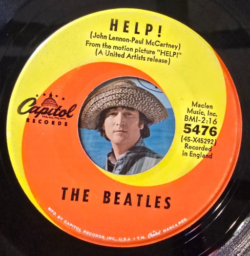 Beatles Help / I'm Down Capitol 45 RPM with Picture Sleeve | eBay