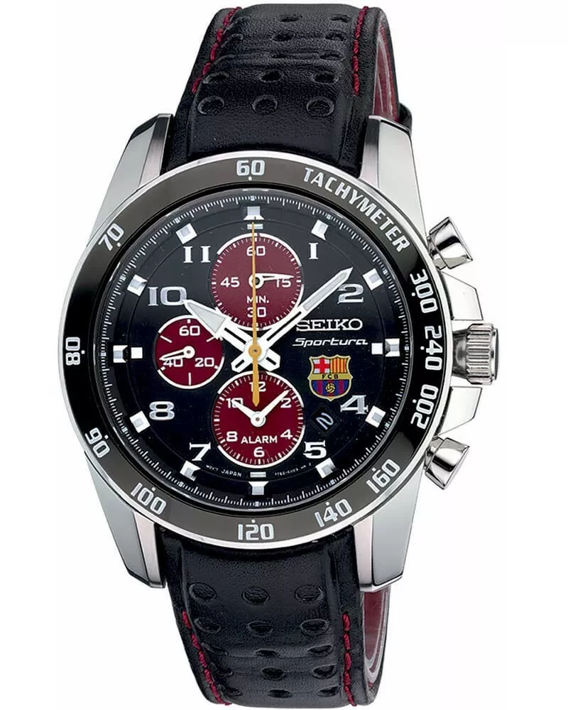 SEIKO Sportura FC Barca 7T62 Quartz Watch Chrono | eBay