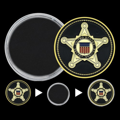 Seal of The President of The US Gold Coin American Secret Service Gift Medal - Picture 11 of 15