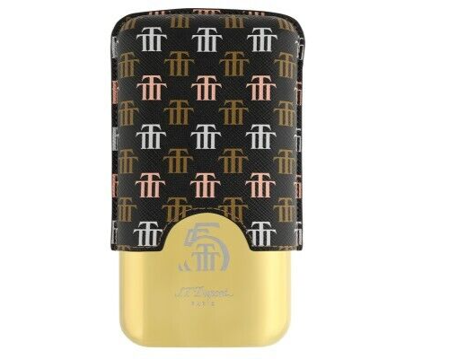 ST DUPONT LIMITED EDITION TRINIDAD TTT 3 CIGAR CASE HOLDER LEATHER