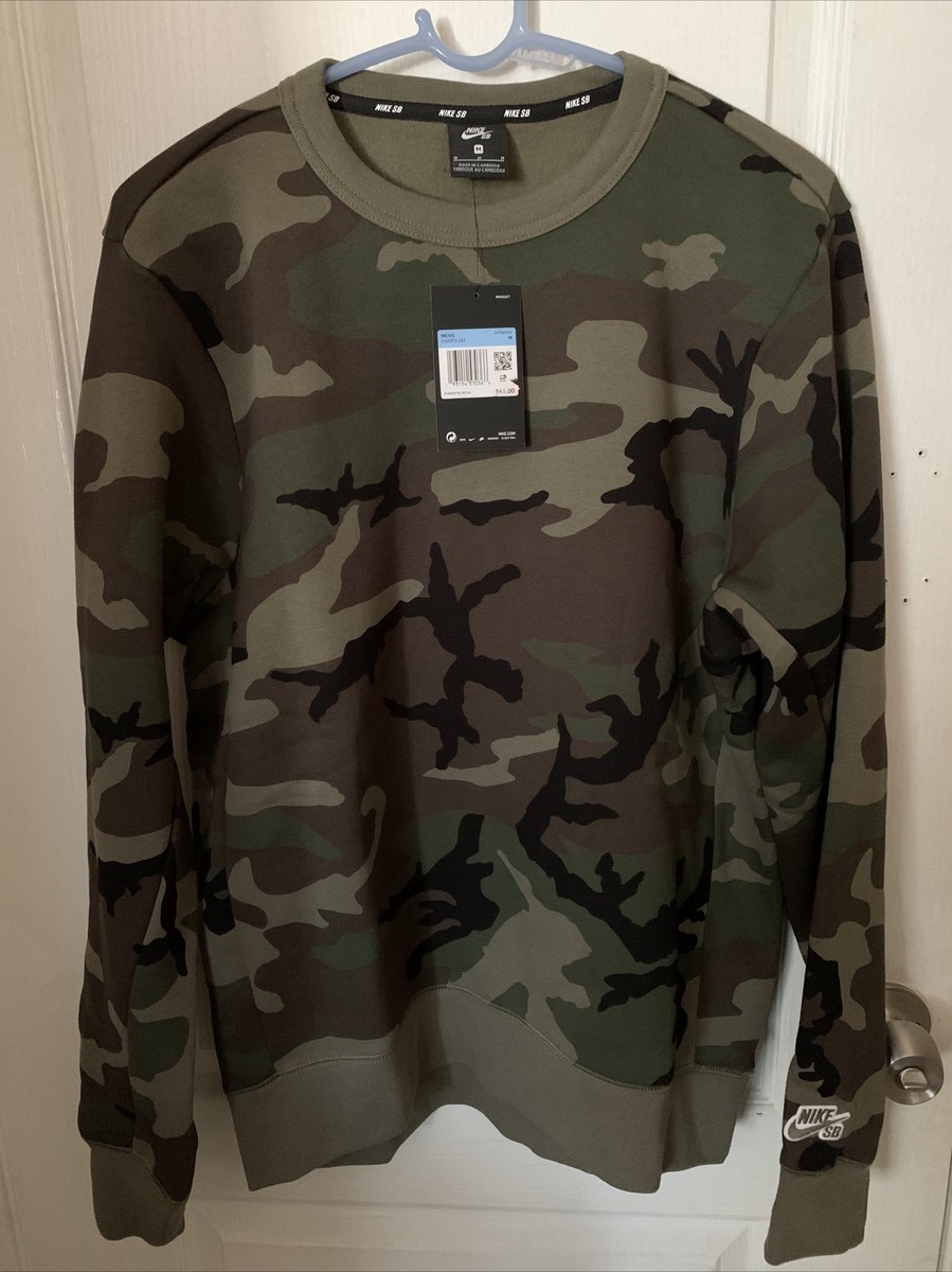nike sb camo sweatshirt