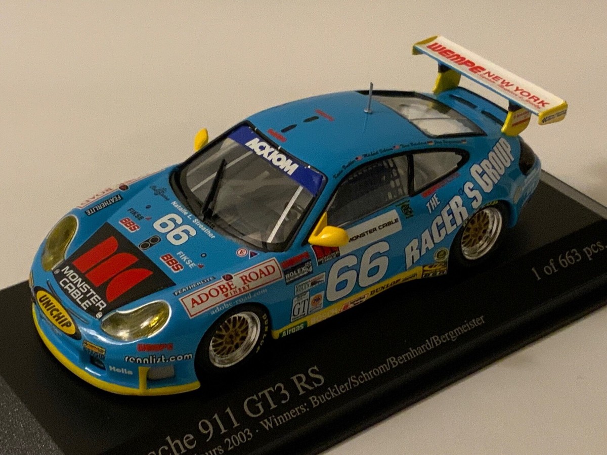 ミニカー PORSCHE 911 AT DAYTONA 1/43 1/43 Minichamps Porsche 911 GT3 RS Winner of 2003 24 Hours