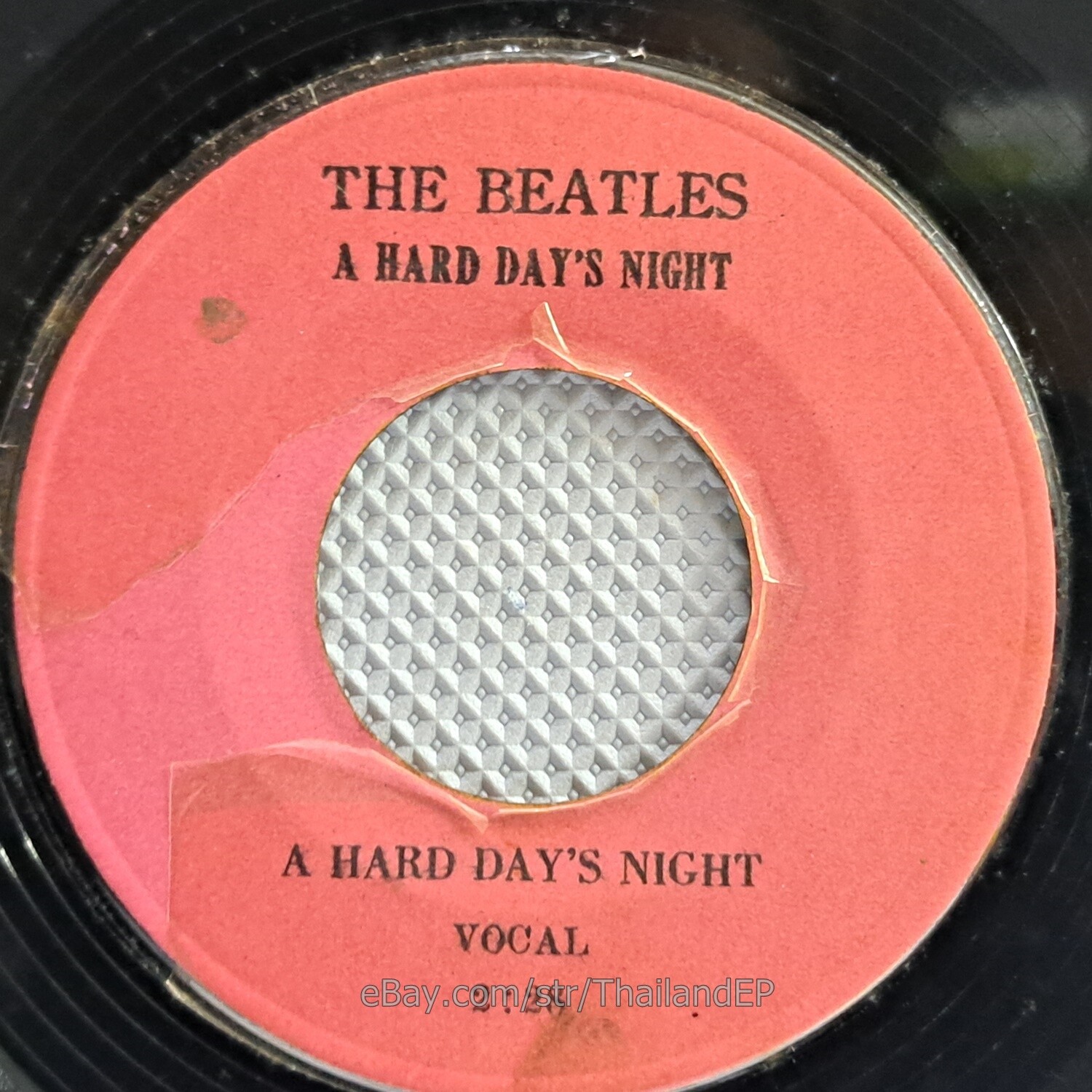 THE BEATLES /A HARD DAY'S NIGHT / 1st TIME LIST RARE THAI EP 7