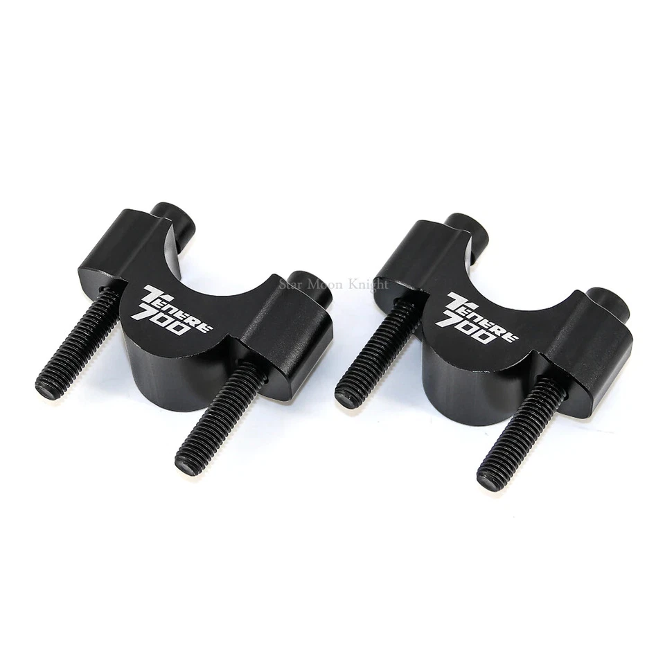 Подступенки руля с ЧПУ 2024 с верхним зажимом для Yamaha Tenere 700 2019-2023 22 - Изображение 4 из 4