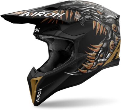 Airoh Motorcycle Cross Helmet Wraaap Cyborg AI40040090