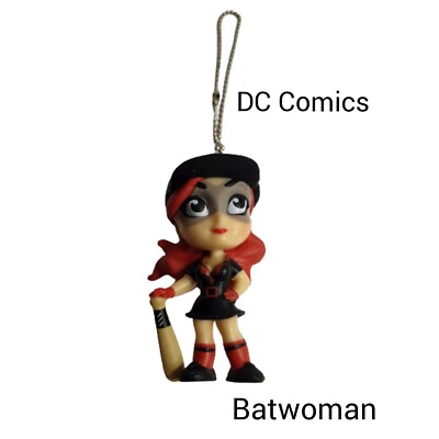 DC Batwoman Lil Bombshells Figural Clip 2'' Vinyl Figure Backpack Clip Comics NEW