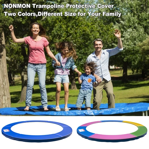 Trampolin Randabdeckung Sicherheitsnetz 6 / 8 Stangen Netz 244 305 366 397 427cm - Bild 17 von 34
