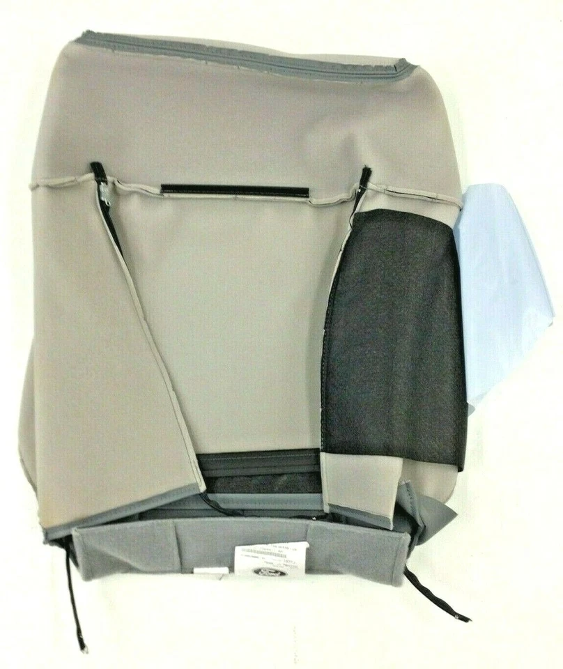 2013-2016 福特 F-250 F-350 左驾驶员座椅后盖乙烯基钢灰色全新原始设备制造商 — 第 2/4 张图片