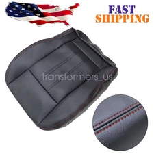 For 2008 2009 2010 2011 Dodge Grand Caravan Driver Bottom Seat Cover RED Seam