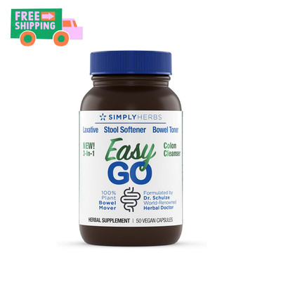 Easy Go Bowel Mover - Formulated Gentle Laxative, Colon Toner & Stool Softener