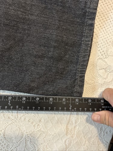 Levi's 514 Jeans Herren 34 x 34 schwarz gerades Bein Denim 5 Pocket klassische Hose - Bild 6 von 15