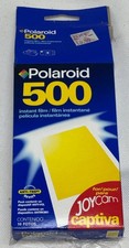 Polaroid 500 single film pack Expired 2001 Instant film 10 photos Joycam Captiva