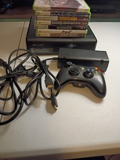 Xbox 360 Slim 1439 S Console With Cords/Game Bundle Tested Works