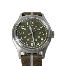 TIMEX TW2U69000 MK1 Camper meccanico quadrante verde carica manuale 36MM USATO