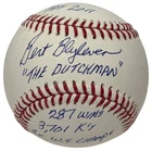 Bert Blyleven Signed ROMLB Baseball w/ 5 Stat Inscs JSA COA Twins