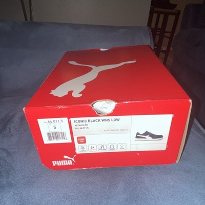 PUMA Iconic Black WNS Low EH Slip Oil Resistant ASTM F2413-18 F3445-21 Size 5