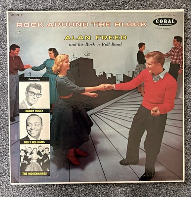 Alan Freed ROCK AROUND The BLOCK LP Coral Reissue