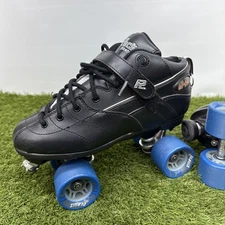 Rock Skates GT-50 Men’s 10 Speed Skates Clawz Wheels Blue Sure Grip See Photos