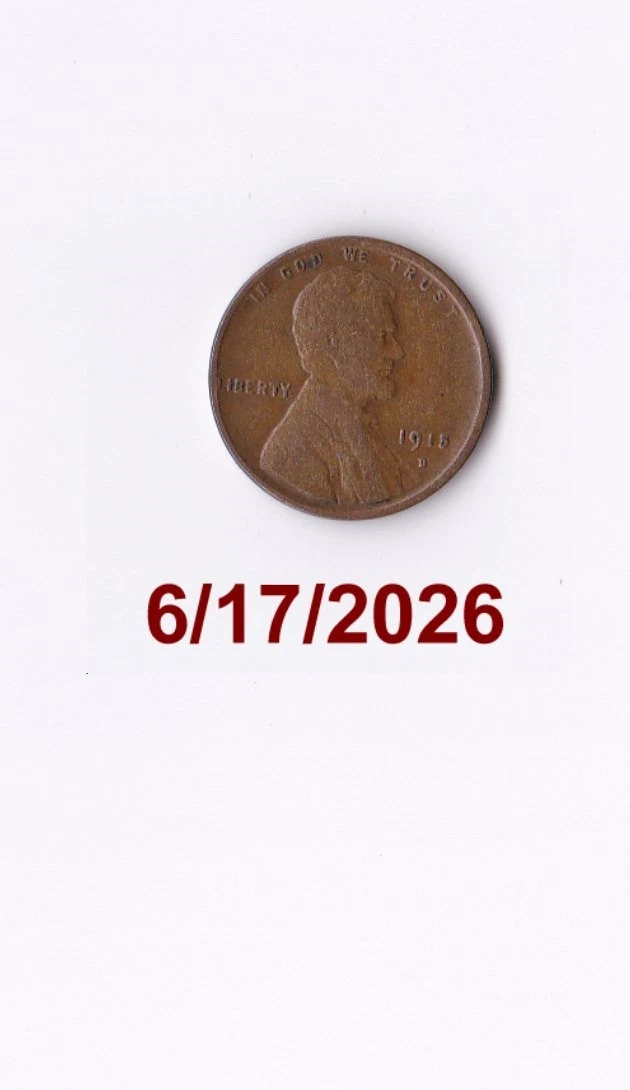 Denver 1915 Year Lincoln Wheat US Small Cents (1909-1958) for sale