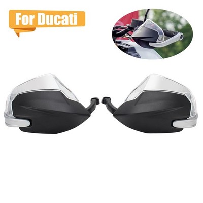 For Ducati DesertX/Rally Hand Guards W/Extension Shield Hand Wind Deflector