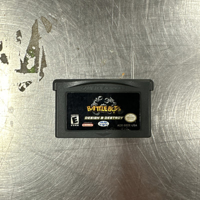 BattleBots: Design & Destroy Nintendo Game Boy Advance, 2003 Authentic