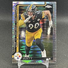 T.J. Watt 2025 Topps Chrome Pulsar Refractor #258
