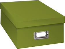 Sage Green Photo Storage Box Holds 1100 Photos Up to 4x6 Acid Free Box