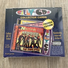 New Silly CDs Collector Trading Cards Premiere Edition 24 Packs Parody 2001