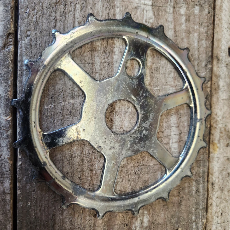 Vintage Skip Tooth Sprocket 26t NOS Balloon Chainring Six Arm Fits Wald Schwinn - Image 2 of 4