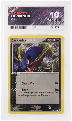 Carvanha graded ACE 10 for sale on eBay