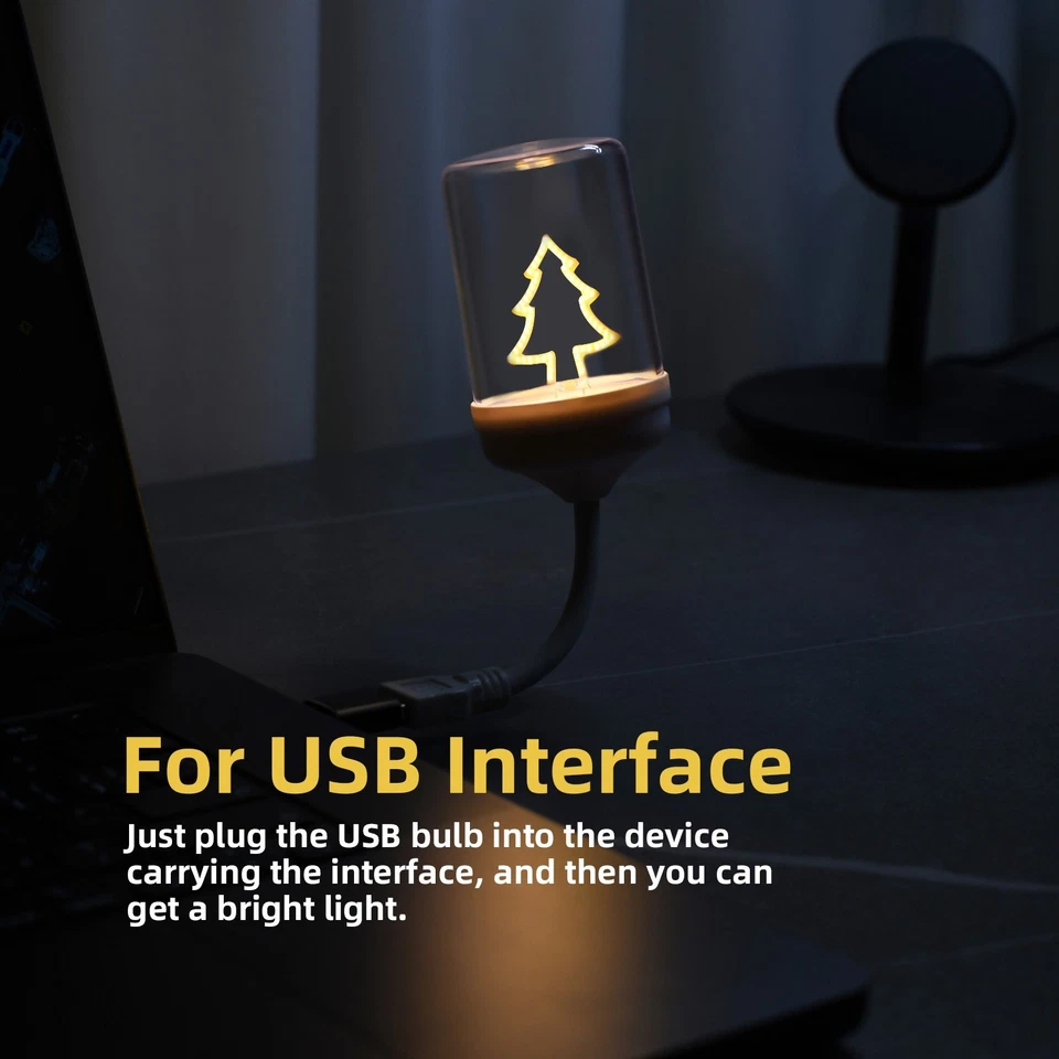 Lindo núcleo de lámpara - luz USB - para crear un ambiente romántico y acogedor en cualquier lugar Foto 4 de 4