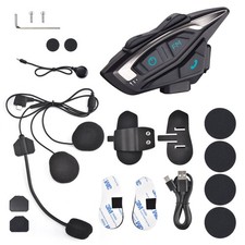 AHR Helmet Headset Bluetooth 5.1 Intercom 2 Rider Noise Cancel Closeout