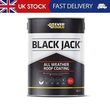 Everbuild Black Jack 905 – All Weather Roof Coating – Solvent-Based – Fibre-Rein