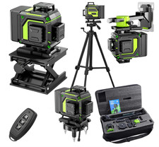 Nivel Láser 4D 16 Líneas 360° Verde Autoni...