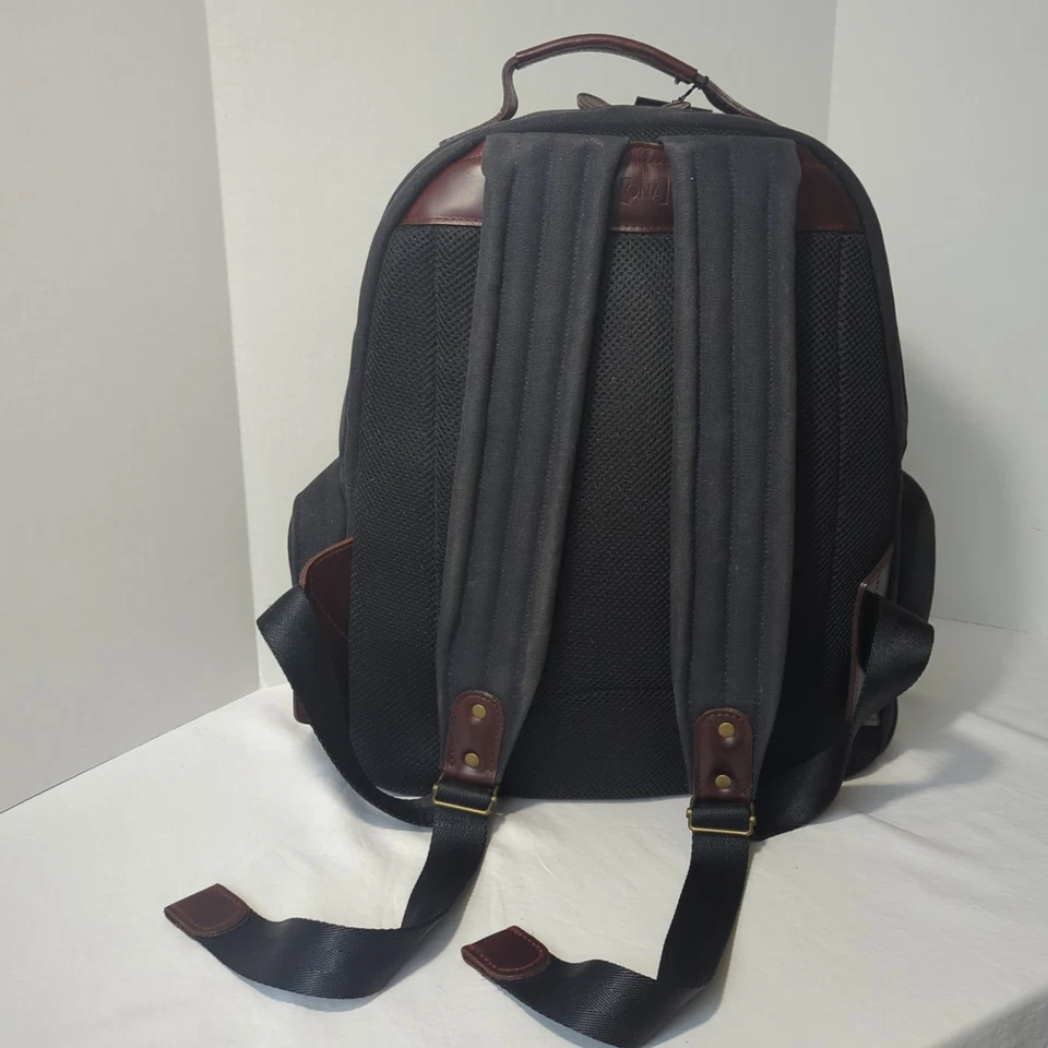 ONA 5-022BL Bolton Street Laptop Camera Backpack Bag (Black) Canvas - Image 3 of 4