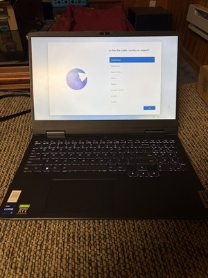 Lenovo IdeaPad Gaming 3 15IAH7 Laptop i7 NVIDIA RTX 15.6'' Black w/ Charger