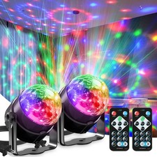 Party Disco Light USB Version with Remote Control 2 Pack