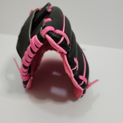 FRANKLIN Inferno Tee Ball 24950-9" Black Pink Right Hand Throw Glove Girls EUC - Picture 3 of 14
