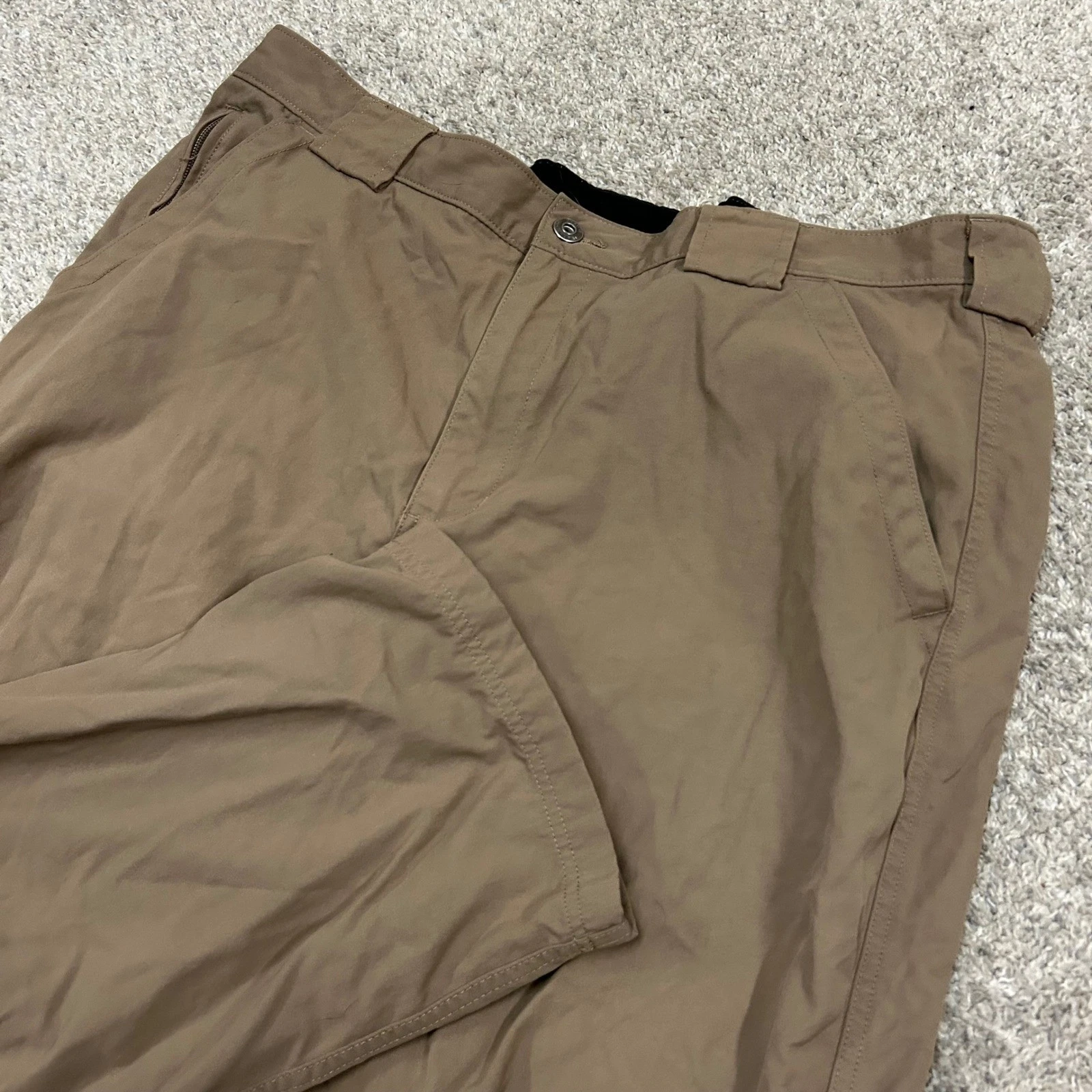 Duluth Trading Co Dry on the Fly Pants Dry on the Fly XLx30 Brown Nylon Cargo
