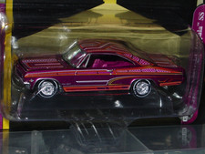 Johnny Lightning 1965 Chevy Impala Ss Custom Lowrider Car -purple Mip 12496